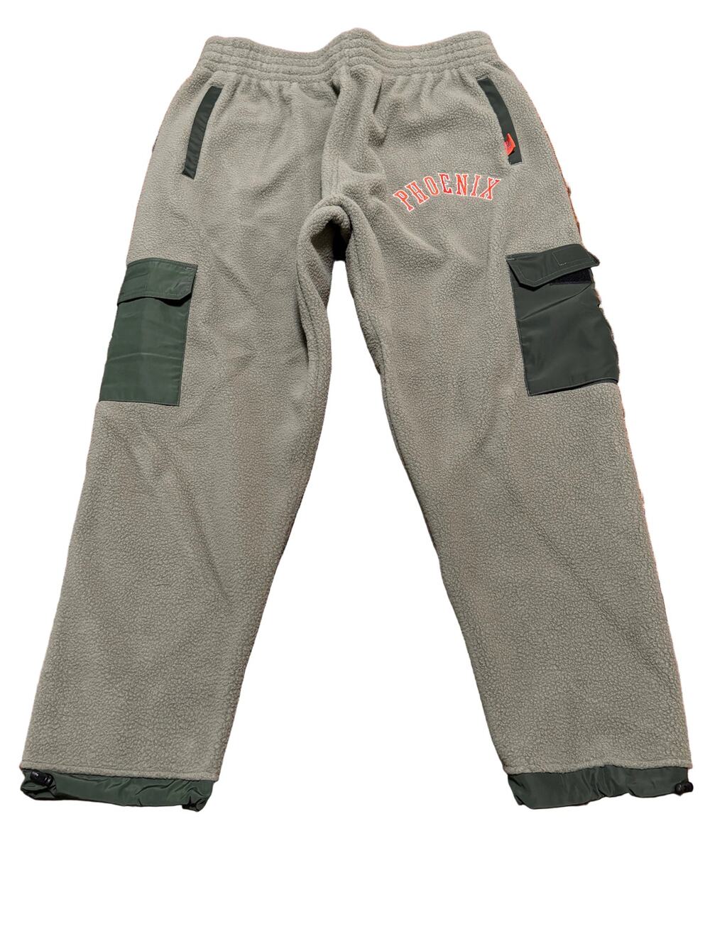 Phoenix Suns Mitchell & Ness NBA Fleece Green Sweat Pants Mens L Large New NWOT